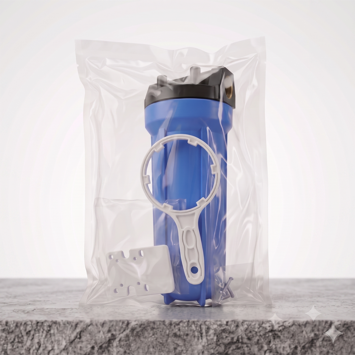 10" Συσκευή Φίλτρων Νερού Μπλε - Set (Filter Housing Blue)